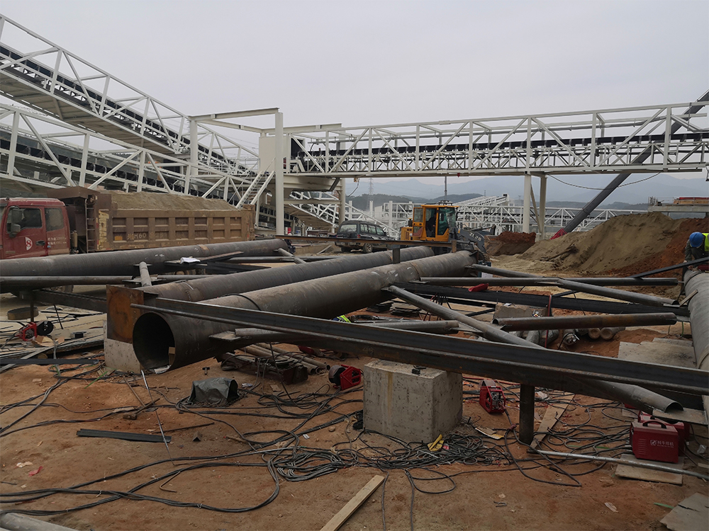 蚌埠螺旋钢板仓湛江5000吨项目进展